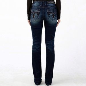 Rock Revival Dark Blue Skinny Jeans